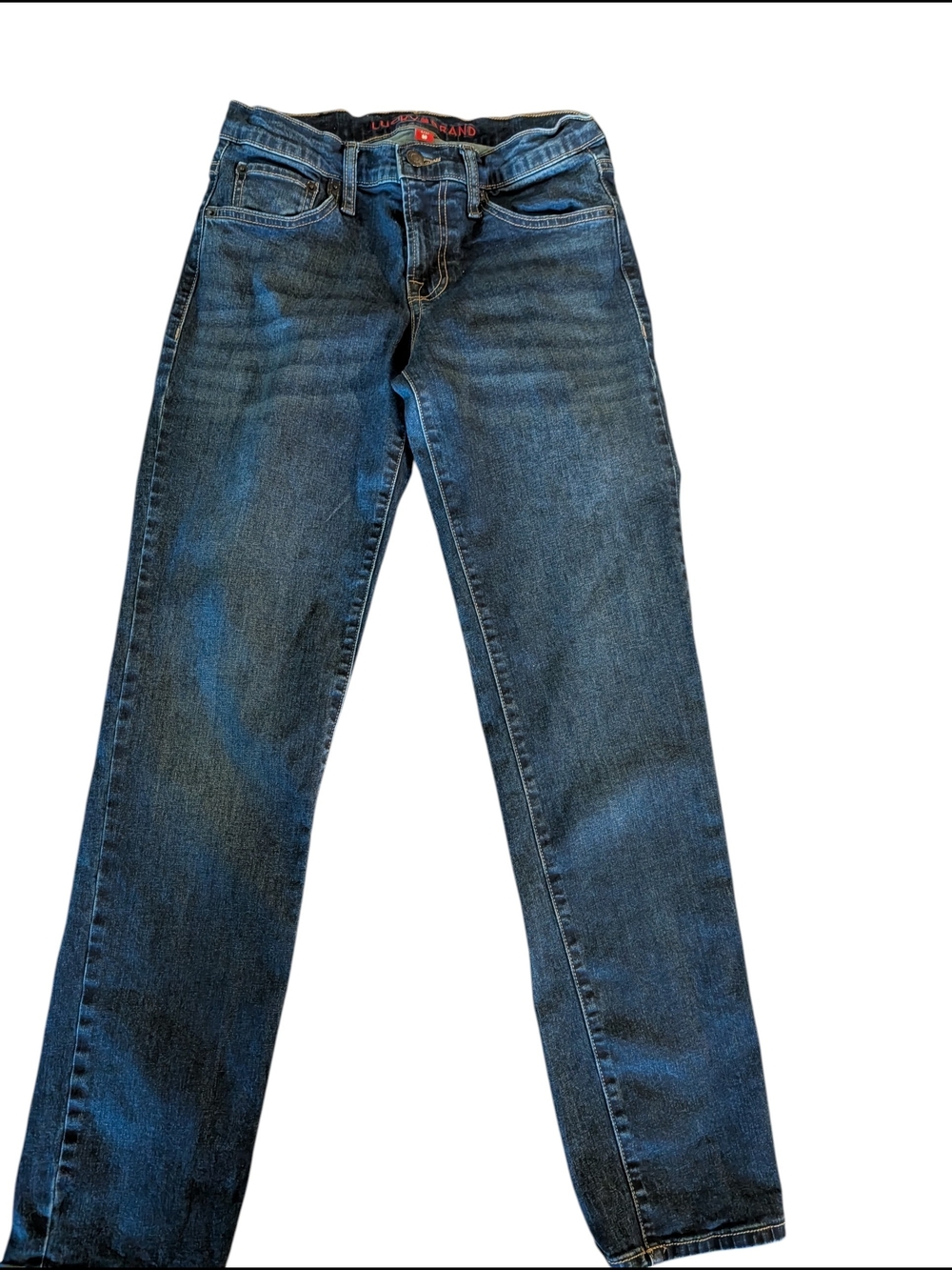 Lucky Brand Brand Straight Leg Blue Jeans